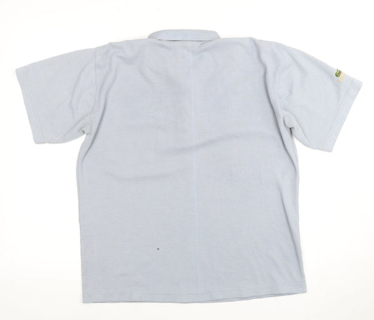Lacoste Men's Blue Polo Shirt M Short Sleeve Casual