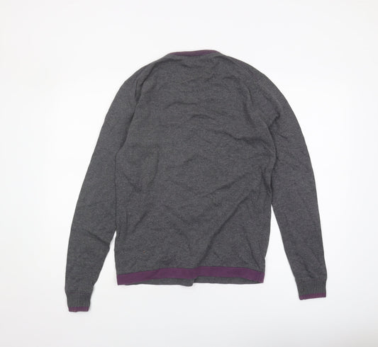 Fat Face Men's Grey S Pullover Jumper Crew Neck Knit