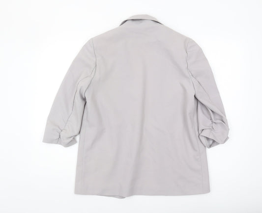 Dorothy Perkins Women's Grey Blazer Size 10