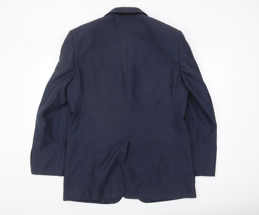 Mens UK Size 40 Marks and Spencer Regular Blue Suit Jacket