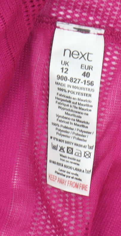 Womens UK Size 12 NEXT Pink Cardigan Jumper