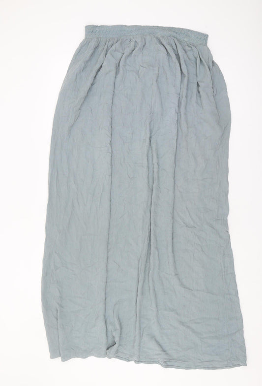 Next Grey Long A-Line Skirt, Size 18 Tall, Women