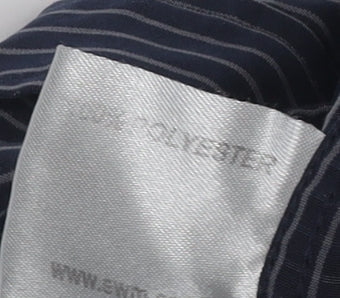 James Pringle Men's Blue 2XL Striped Long Sleeve Shirt