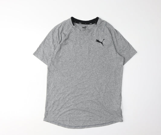 Mens UK Size S PUMA Grey T-Shirt