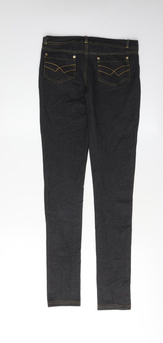 Golddigga Women's Black Skinny Jeans Size 8