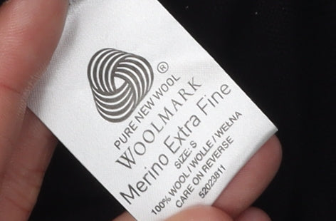 Mark Law Men's Black Wool Pullover Jumper, Size S