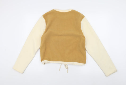 Fila Women's Beige XS Pullover Logo Sweatshirt