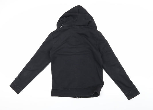 Adidas Men's Black Hooded Jacket, Size S, Casual Style