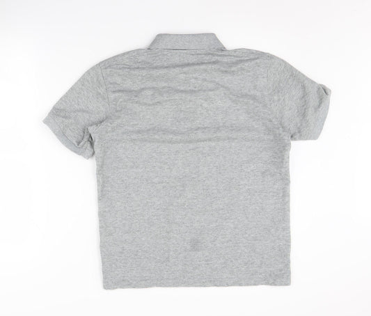 Uniqlo Men's Grey Classic Polo Shirt S