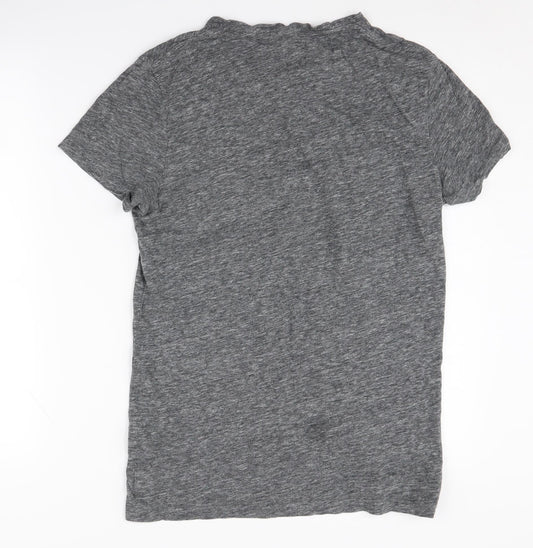 Jack Wills Men's Grey Crew Neck T-Shirt Size S