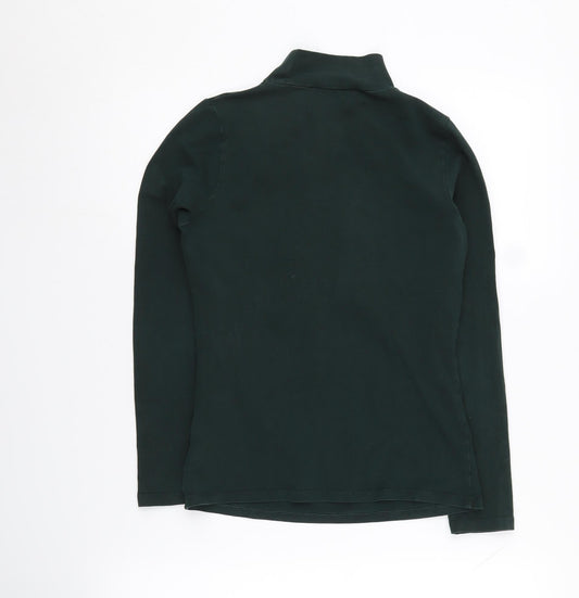 Womens UK Size 8 redherring Green Basic Blouse