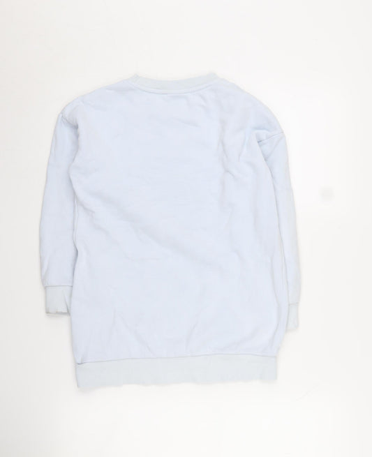 Teens UK Size 8 Disney Blue Pullover Sweatshirt