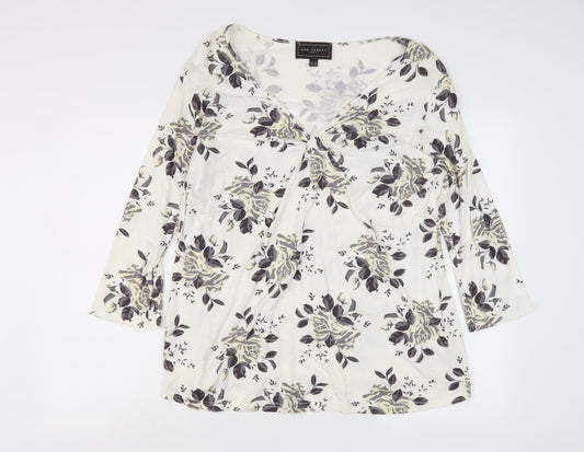 Womens UK Size 16 Ann Harvey Multicoloured Basic Blouse