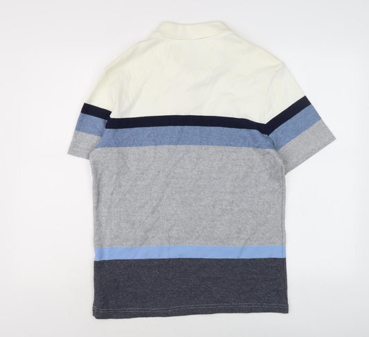 Marks and Spencer Men's Multicoloured Polo, S