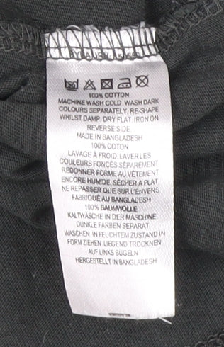 French Connection Women's Black Polo Shirt, L