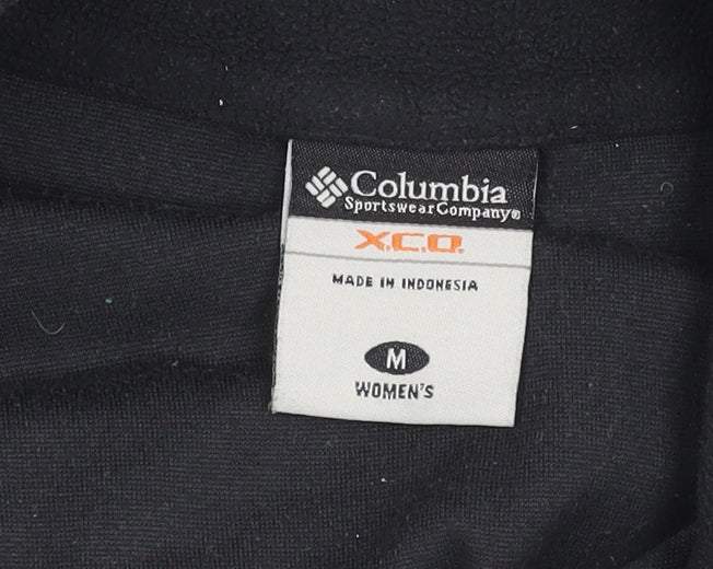Columbia Women's Black Full Zip Sweatshirt M