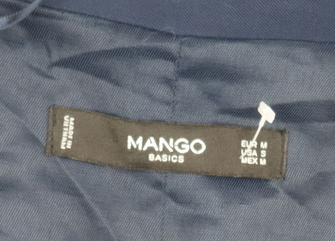 Womens UK Size M Mango Blue Basic Jacket