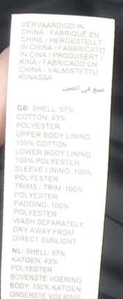 Fat Face Women's Black Parka Jacket Size 8