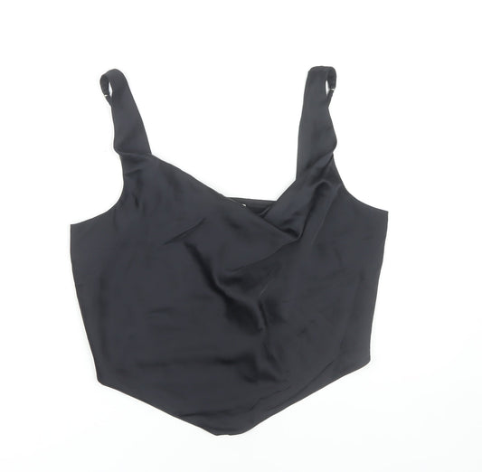Womens UK Size L Abercrombie & Fitch Black Camisole Tank