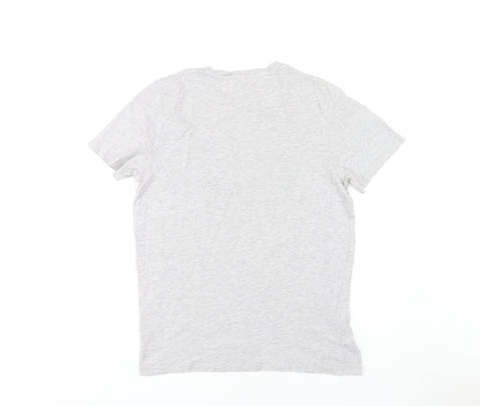 Jack & Jones Men's Grey M Crew Neck T-Shirt