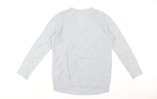 Womens UK Size S Oasis Grey Pullover Jumper