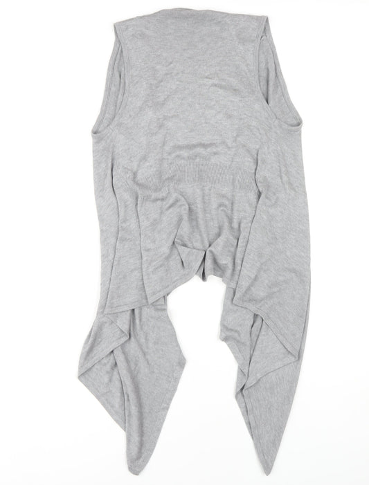 Womens UK Size S Marks and Spencer Grey Cape Jumper