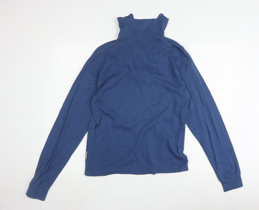 Trespass Men's Blue Long Sleeve High Neck Sweatshirt