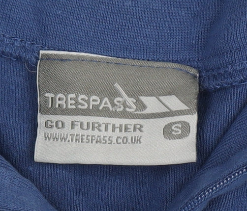 Trespass Men's Blue Long Sleeve High Neck Sweatshirt