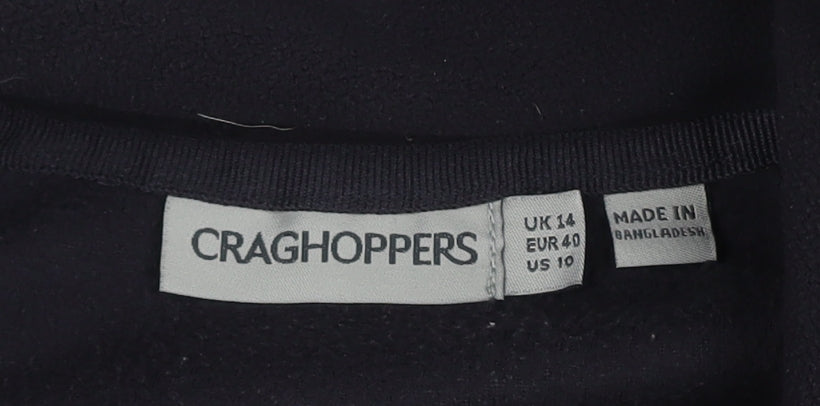 Craghoppers Women's Black Size 14 Full Zip Jacket