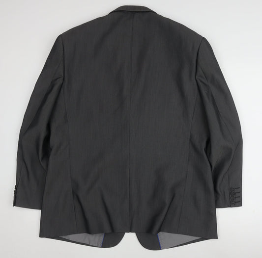 Mens UK Size 46 Jones Regular Grey Suit Jacket