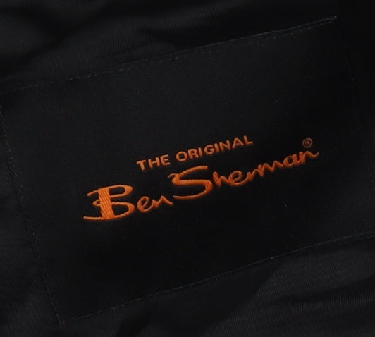 Mens UK Size 44 Ben Sherman Regular Black Suit Jacket