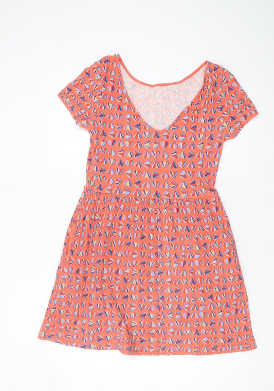 Next Women's Multicoloured A-Line Dress Size 10