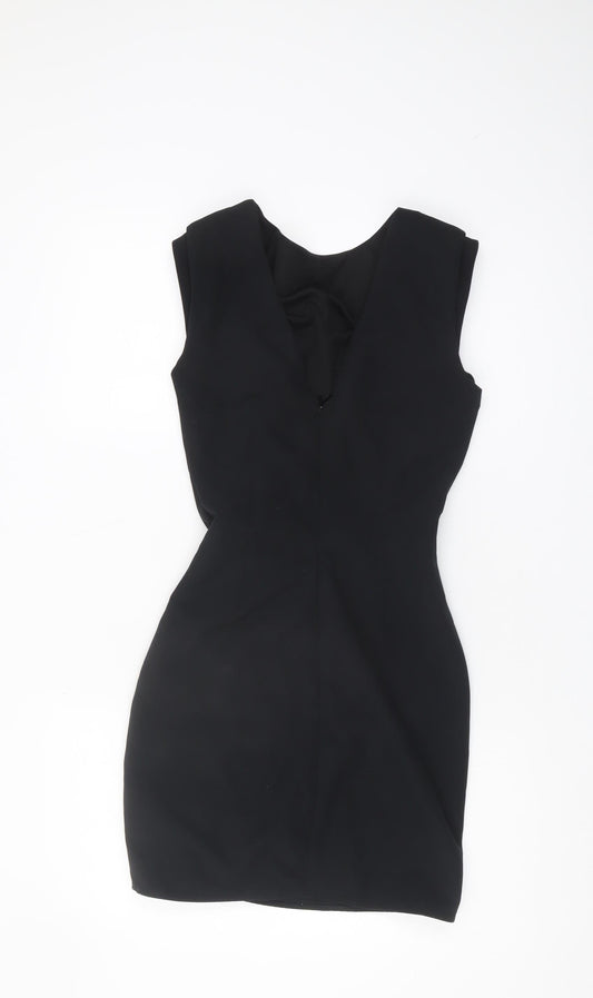 Zara Basic Women's Black Bodycon Dress XS