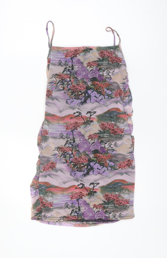PrettyLittleThing Women's Multicoloured Dress Size 12