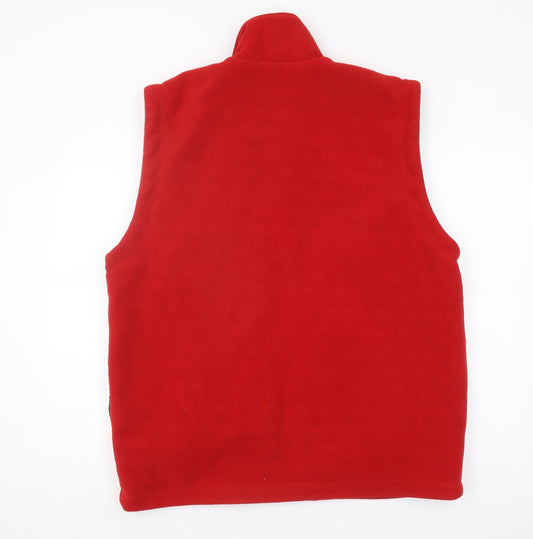 Adventure Line Men's Red Fleece Waistcoat Medium
