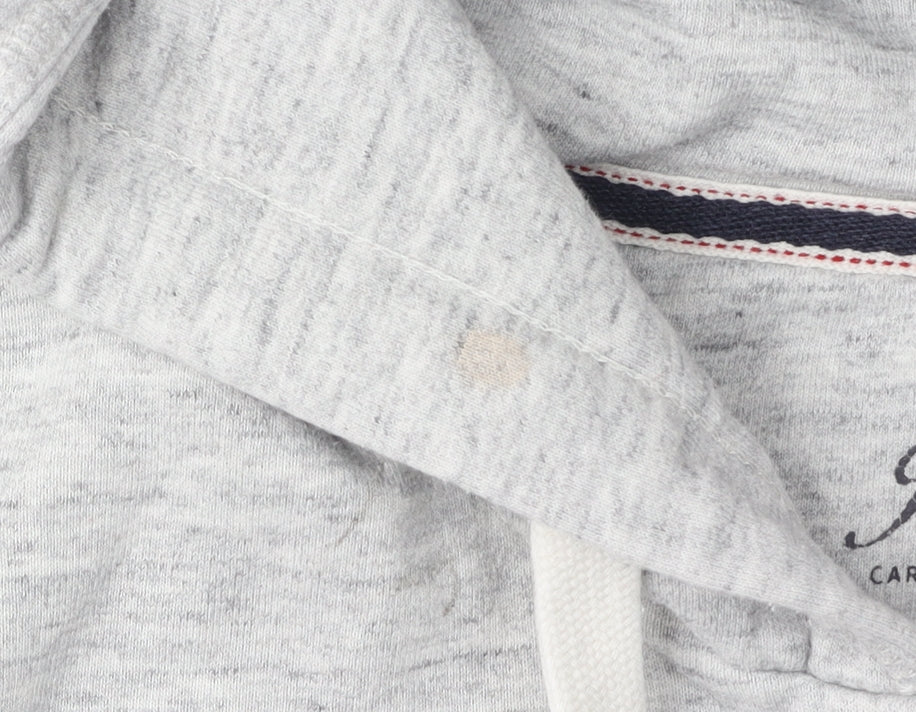 Mens UK Size M JACK & JONES Grey Full Zip Hoodie
