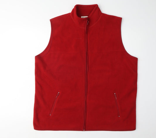 Womens UK Size 2XL EWM Red Basic Jacket