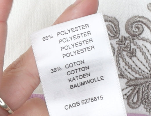 Damart Women's Multicoloured Long Sleeve T-Shirt, L