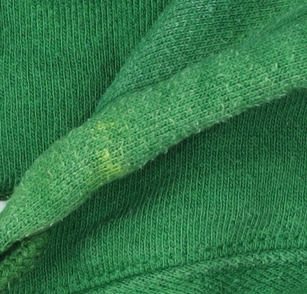 Additional view of Champion Green unisex hoodie, size S, pullover style