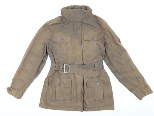 Womens UK Size 10 Peter Storm Brown Military Jacket