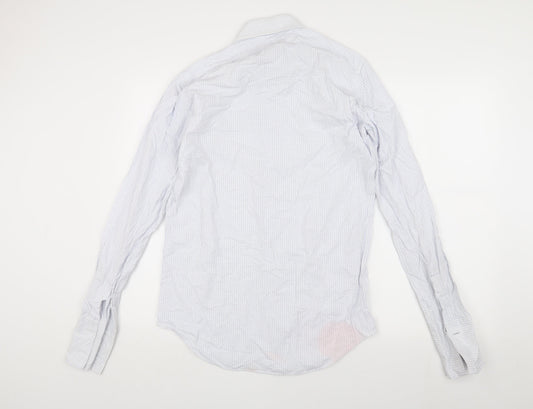 T.M.Lewin Men's White Slim Fit Dress Shirt 15.5