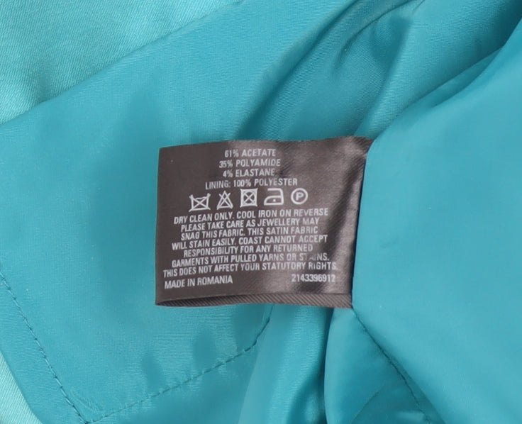 Coast Women's Blue Sleeveless Dress Size 14