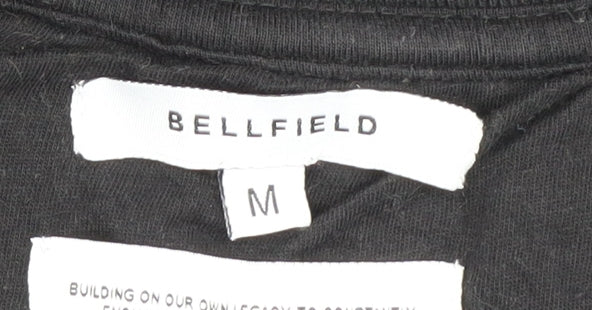 Bellfield Men's Black Sweatshirt Medium Crew Neck