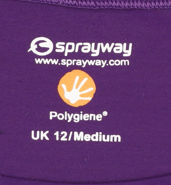 Sprayway Women’s Purple Tank Top UK 12 Crew Neck