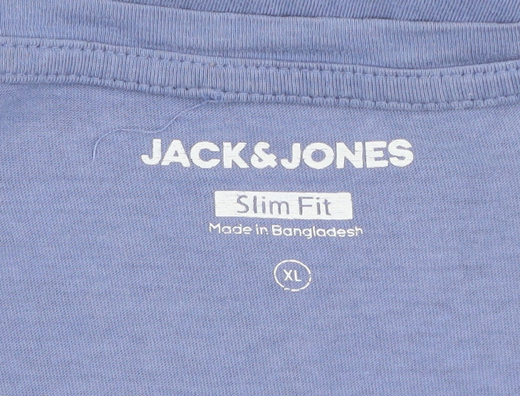 Mens UK Size XL JACK & JONES Blue T-Shirt