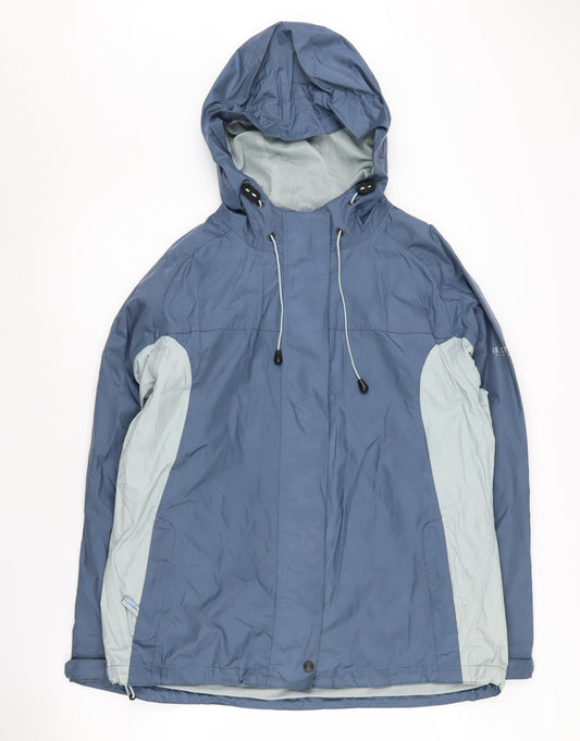 Womens UK Size 14 Regatta Blue Parka Coat