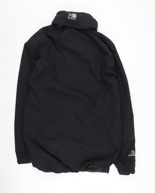Mens UK Size XS Karrimor Black Rain Coat