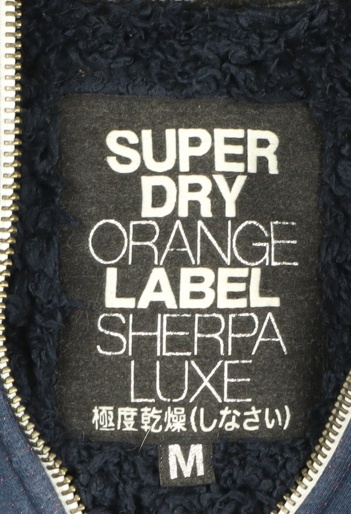 Superdry Women's Blue Medium Full-Zip Hoodie