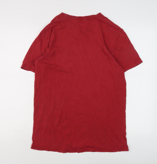 Penfield Men's Red Crew Neck T-Shirt - Size S