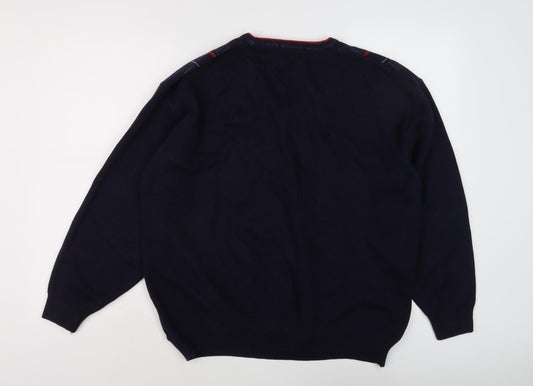 Peter Gribby Men's XL Blue Pullover Jumper